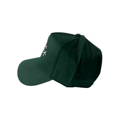 Paddock Social Club Hat - Green + Tan