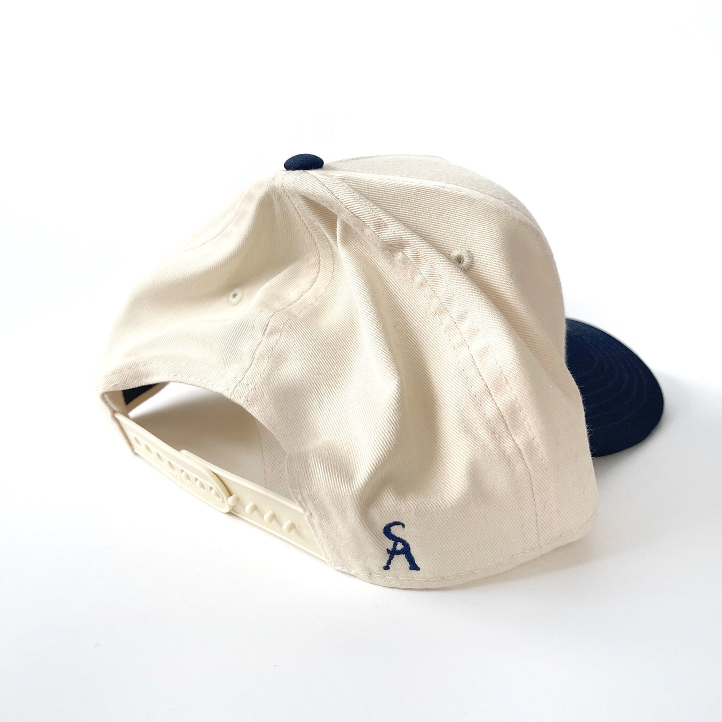 Paddock Social Club Hat - Cream + Navy