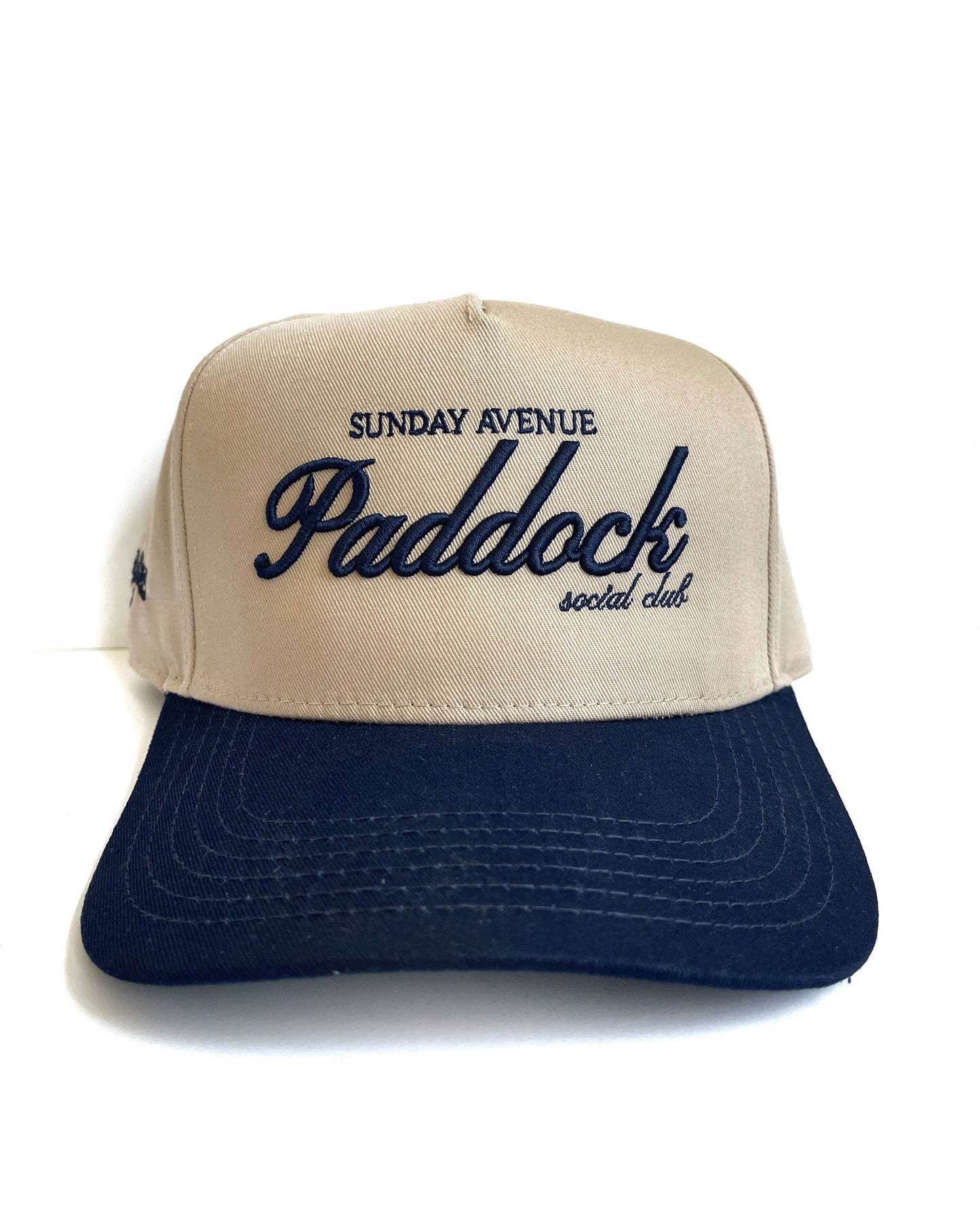 Paddock Social Club Hat Vol. 2 - Khaki + Navy