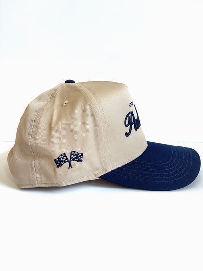 Paddock Social Club Hat Vol. 2 - Khaki + Navy