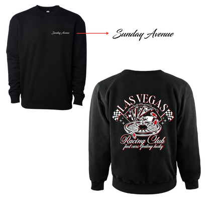 Sunday Avenue Las Vegas Crewneck- Black